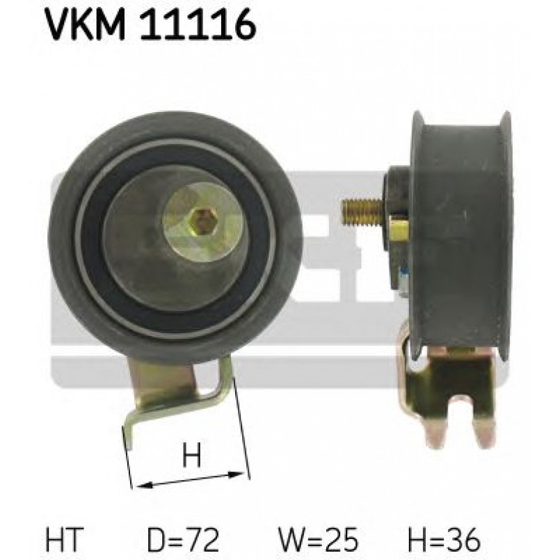 VKM 11116 SKF Натяжний ролик
